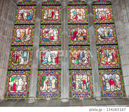 Saint Corentin cathedral, Quimper, finistere, brittany, france Saint Corentin cathedral, Quimper, finistere, brittany, france 134265167