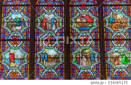 Saint Corentin cathedral, Quimper, finistere, brittany, france 134265175