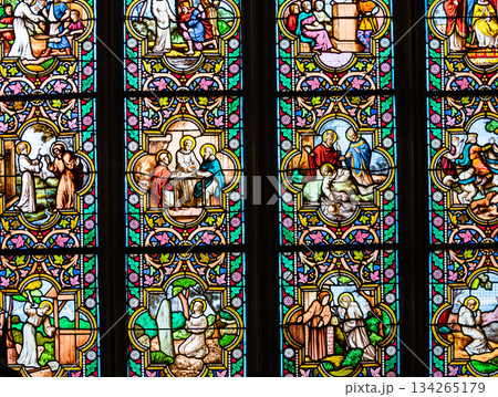 Saint Corentin cathedral, Quimper, finistere, brittany, france Saint Corentin cathedral, Quimper, finistere, brittany, france 134265179