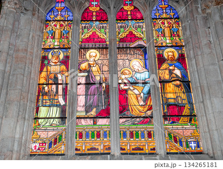 Saint Corentin cathedral, Quimper, finistere, brittany, france Saint Corentin cathedral, Quimper, finistere, brittany, france 134265181