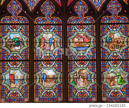 Saint Corentin cathedral, Quimper, finistere, brittany, france 134265185