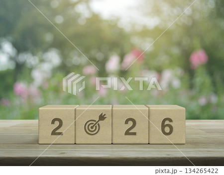 Happy new year 2026 starget and success concept 134265422