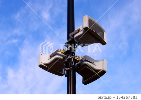 防災行政無線のスピーカー 134267383