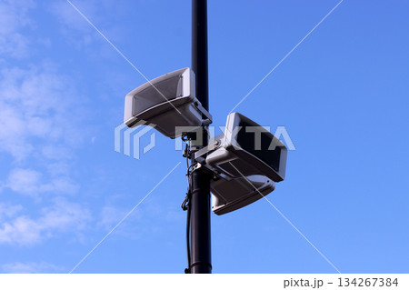 防災行政無線のスピーカー 134267384