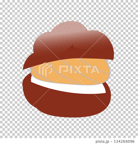 シュークリーム チョコレート シュークリーム チョコレート 134268096