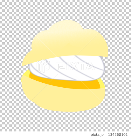 泡芙：柳橙奶油和鮮奶油 134268101