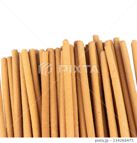 Incense for worshipping Buddha isolated on white background Incense for worshipping Buddha isolated on white background 134268475