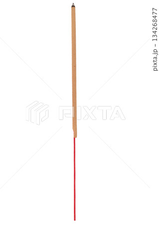 Incense for worshipping Buddha isolated on white background 134268477