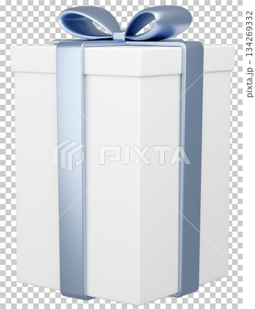 3D 插畫_禮物_銀色 3D 插畫_禮物_銀色 134269332