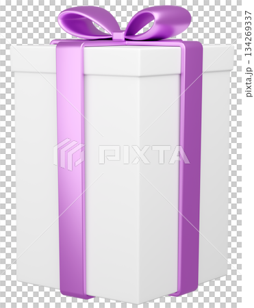 3D 插畫_呈現_紫色 134269337