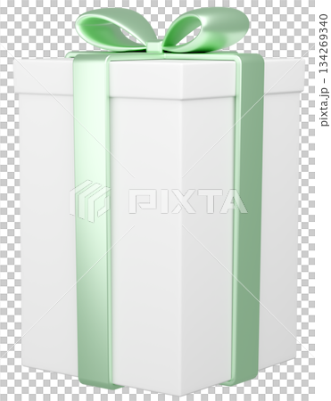 3D 插畫_呈現_黃綠色 134269340