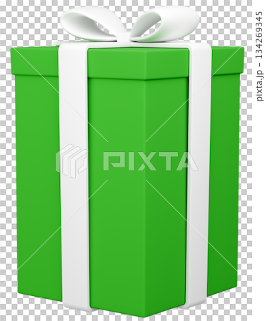 3D 插畫_呈現_綠色 134269345