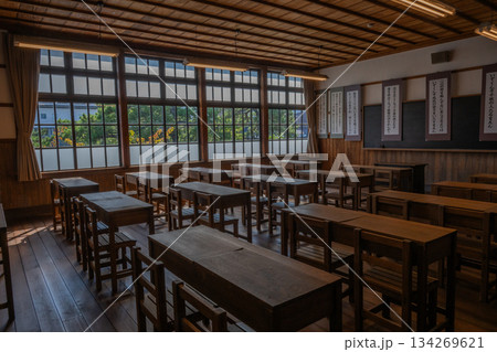山口県萩市の藩校 明倫館 134269621