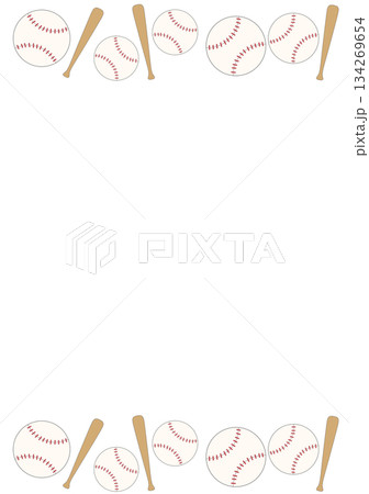 野球のフレーム 134269654