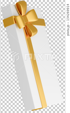 3D illustration_present_yellow 3D illustration_present_yellow 134269914