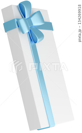 3Dイラスト_プレゼント_水色 134269918