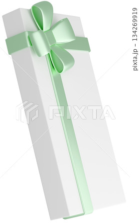 3Dイラスト_プレゼント_黄緑 3Dイラスト_プレゼント_黄緑 134269919