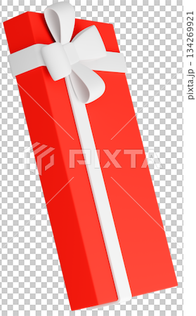 3D 插畫_禮物_紅色 134269921