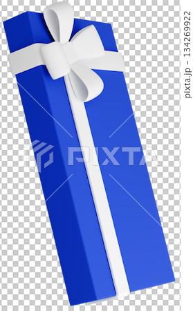 3D illustration_present_blue 134269922