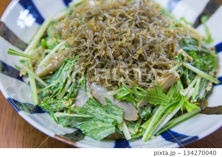 水菜とごぼうのじゃこサラダ 水菜とごぼうのじゃこサラダ 134270040