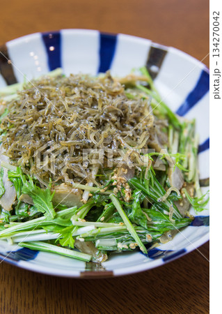 水菜とごぼうのじゃこサラダ 水菜とごぼうのじゃこサラダ 134270042
