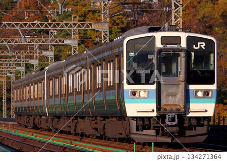 ［CO］紅葉の中央本線211系電車（分割編成：高尾⇔松本） 134271364