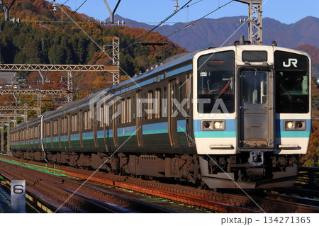 ［CO］紅葉の中央本線211系電車（分割編成：高尾⇔松本） 134271365