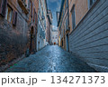 Rainy Medieval Alley 134271373