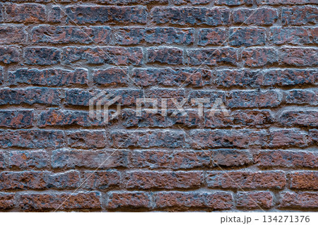 Old Red Brick Wall 134271376