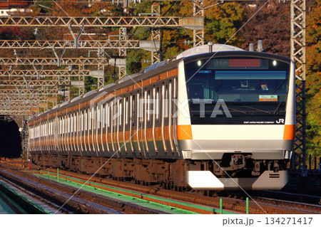 ［JC］紅葉の中央本線E233系-10CARS（快速：東京⇔大月） 134271417