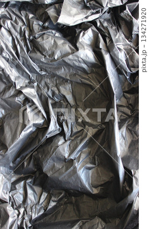 Pattern Of Black Crumpled Packaging Paper Vertical Stock Photo  134271920