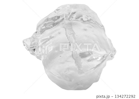 Ice cubes isolated on white background Ice cubes isolated on white background 134272292