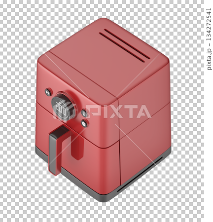 Red air fryer Red air fryer 134272541