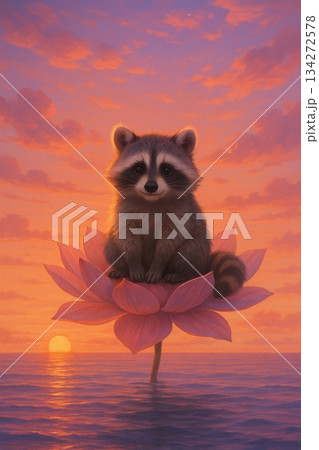 dog on sunset 134272578