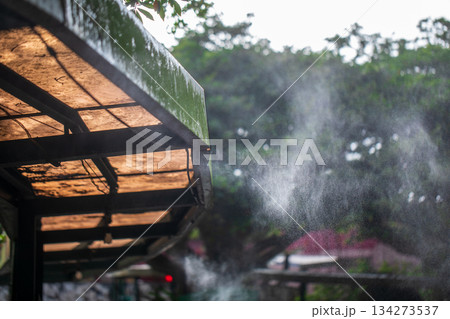 打ち水 冷却 冷え込み 134273537