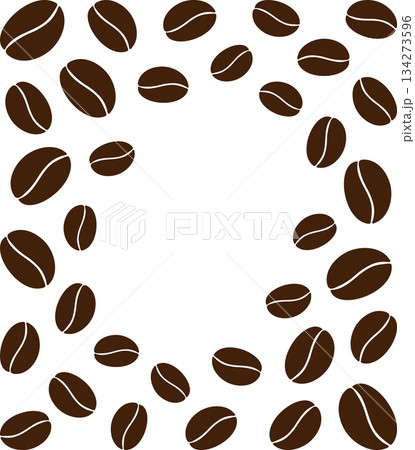 Coffee beans formed Rectangular Frame border Copy space Template Coffee Day Minimalistic Flat Design. Isolated Vector illustration Coffee Thematic or Motivation Cafe Menu Cards, leaflets, media posts Coffee beans formed Rectangular Frame border Copy space Template Coffee Day Minimalistic Flat Design. Isolated Vector illustration Coffee Thematic or Motivation Cafe Menu Cards, leaflets, media posts 134273596