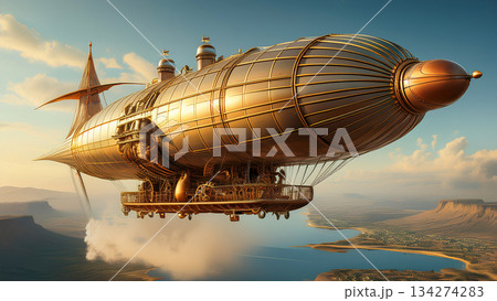 空飛ぶ飛行船 134274283