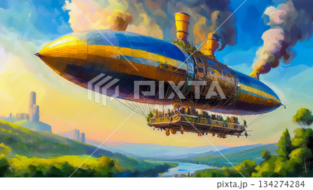 空飛ぶ飛行船 134274284