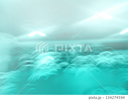 Medicines preparation displayed at pharmacy blurry unfocused effect 134274594