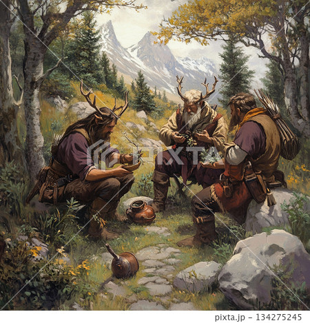 銃を構える自衛官 134275245