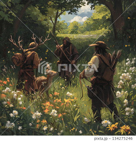 秋の公園で見つけた小さな人形 134275246