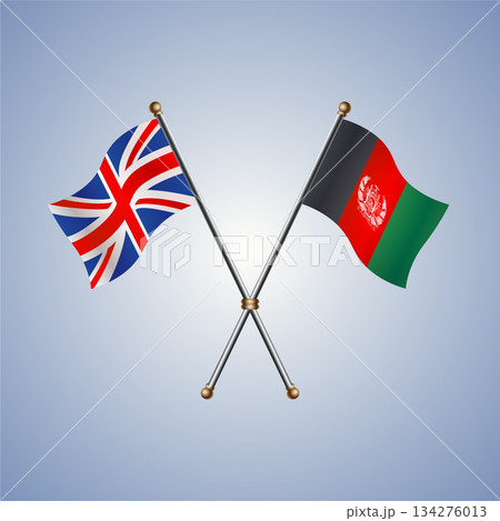 United Kingdom and  Afghanistan flag relations 134276013