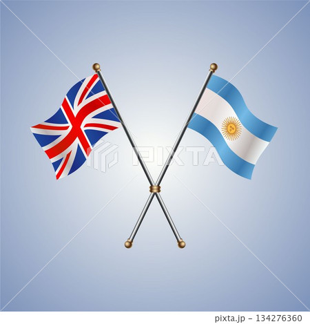 United Kingdom and Argentina flag relations 134276360