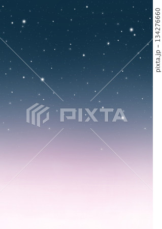 星空の背景テクスチャー素材　グラデーション　シンプル 134276660