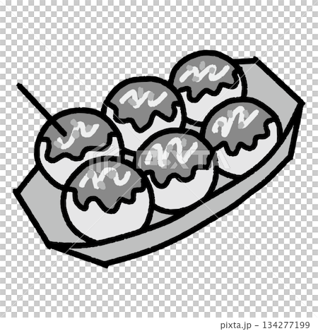 章魚燒單色 章魚燒單色 134277199