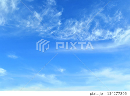 冬の青空に流れる空模様 四切ワイド( fix撮影 ) 冬の青空に流れる空模様 四切ワイド( fix撮影 ) 134277296