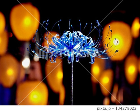 和のあかり　百段階段　風景 134278022