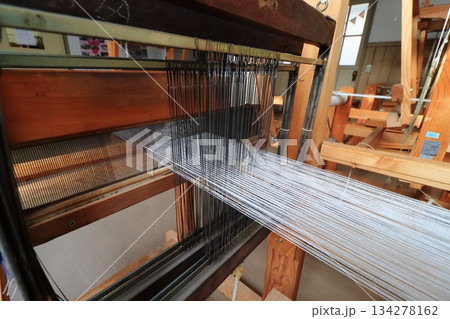 秩父銘仙館の機織り機 秩父銘仙館の機織り機 134278162