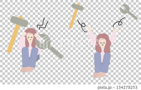 自分を変えないといけないと思う女性と、自分を変える必要がないと思う女性 134278253