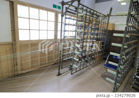 秩父銘仙館の撚糸機 秩父銘仙館の撚糸機 134279026